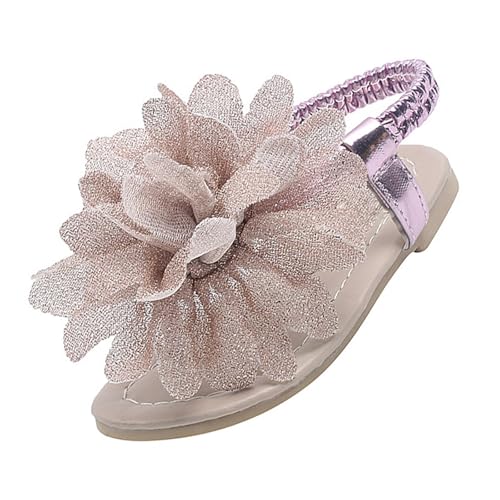 IWIHMIV Toddler Girl Flat Flip Flops Girl Summer Dress Sandals Lightweight Open Toe Bohemian Beach Soft Sole Sandals