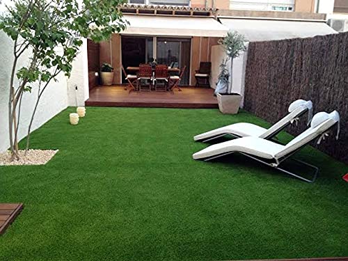 High Density Artificial Grass 35 MM Lawn Carpet Grass Mat Floor Mat Mltipurpose (4.5 x 6.5 feet, Green)-image-21