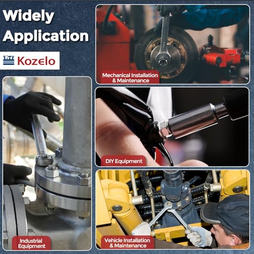 Kozelo 25pcs Hex Nuts - [3/8"-16] Brass Hardware Nuts, Yellow - Image 4