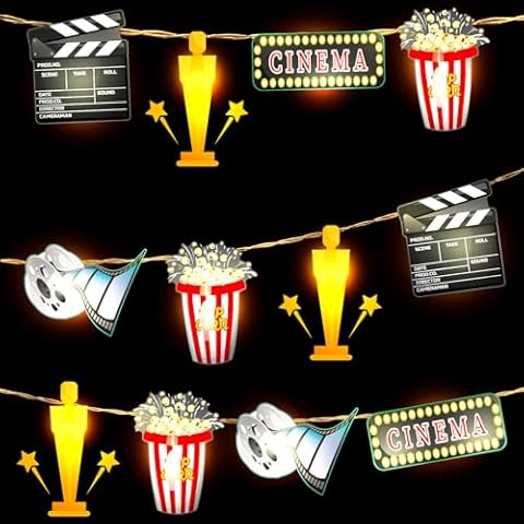 VIHOSE Movie Night String Lights 20 LED Cover