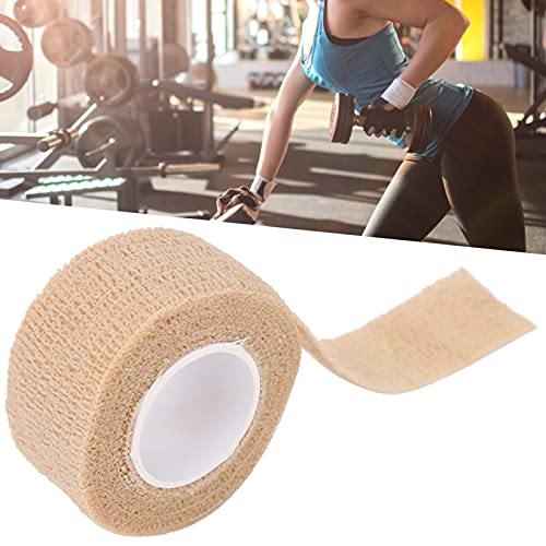 Self Adherent Cohesive Bandages Wrap,Breathable Flexible Non Woven Flexible Cohesive Tape Wrap, Athletic Tape, Hand & Wrist Wraps, Ankle Tape (2.5Cm4.5M) - Brown #TOP6