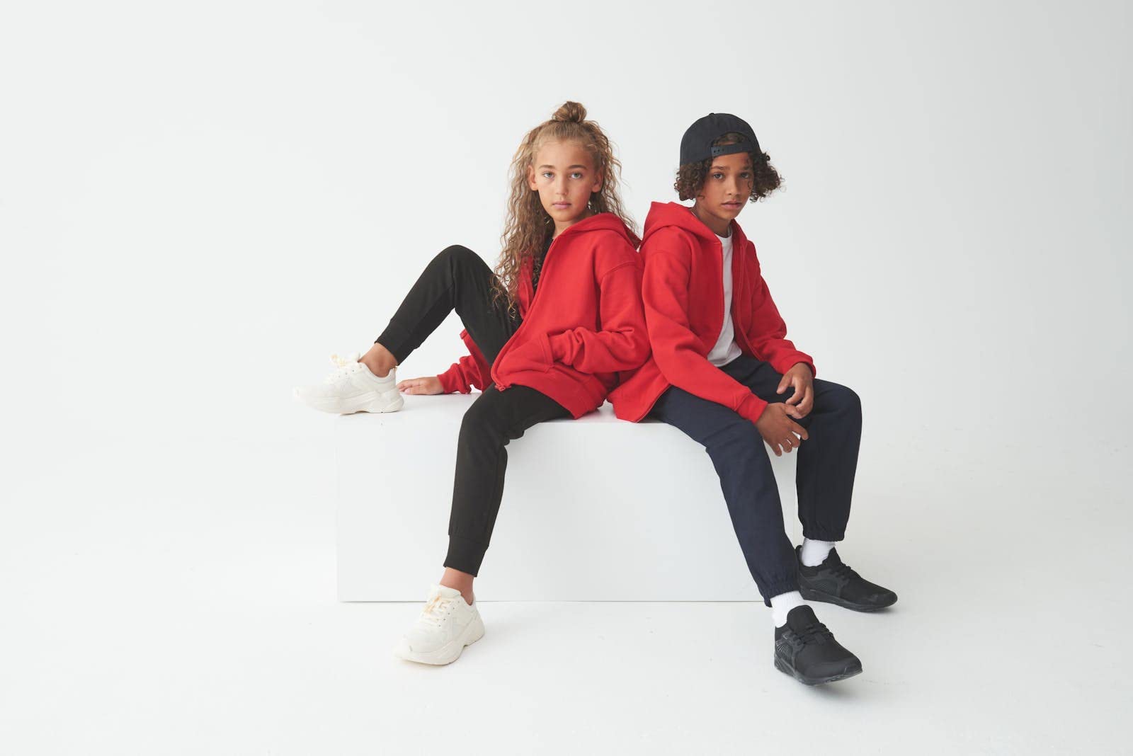 COOZO Unisexo Niños Sudadera con Capucha Y Cremallera
