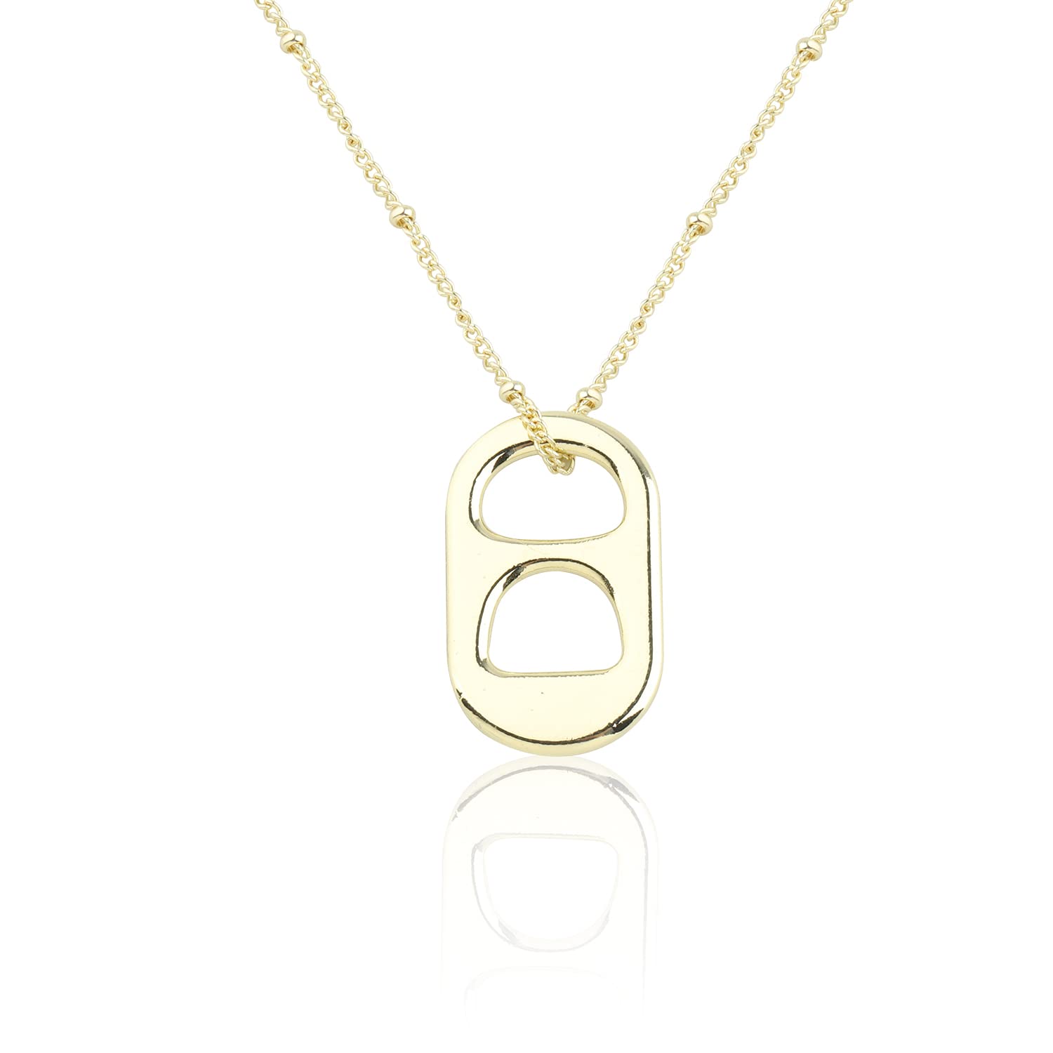 Lywjyb BirdgotLywjyb Birdgot TV Show Inspired Gift Soda Can Tab Necklace OBX Gift Ring Pull Necklace for Girl Sister