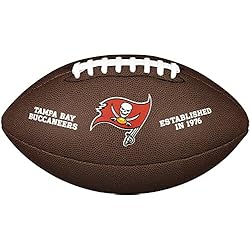 Wilson NFL Team Logo Ball, Unisex Adulto 4 Wilson Pelota de fútbol americano, NFL TEAM LOGO, Tamaño oficial, Cuero mixto