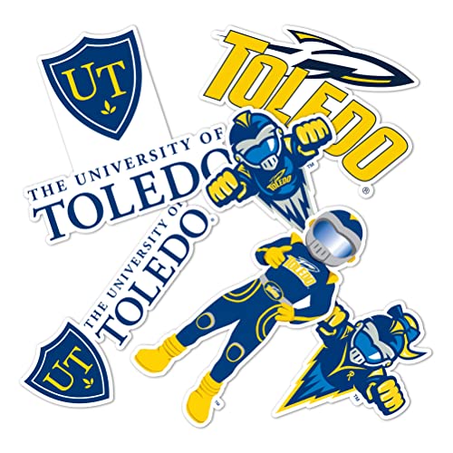 Desert Cactus University of Toledo Sticker UT Rockets Vinyl Decals Laptop Water Bottle Car Scrapbook Sheet T2 (Type 2)