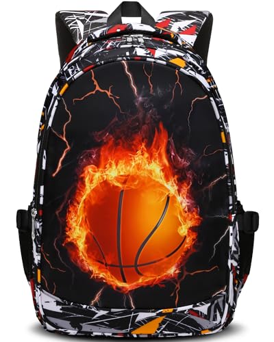 Best Backpacks For 10 Year Olds - Top 5 Picks & Review 3 School Backpack for Boys Basketball Bookbag Schoolbag for Elementary School Child Children Back Packs Back to School Book Bags for Kids 6-8 8-10 9-12 Years Old Morral Mochila Bolso Escolar para Niños