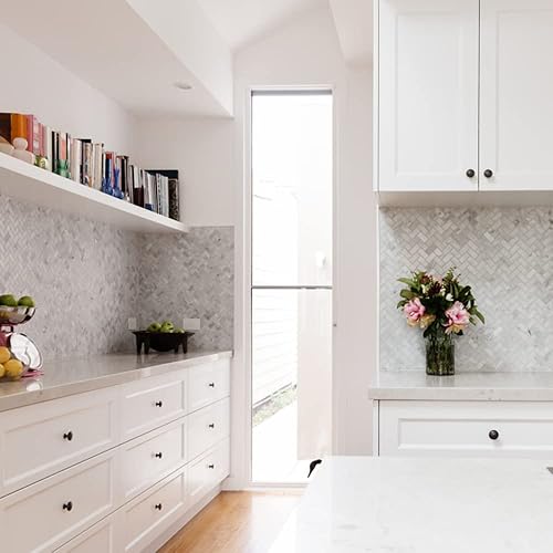 Miniatura 4 de 30 pomos redondos negros para gabinetes de cocina, pomos negros de 1.2 pulgadas, manijas de gabinete, tiradores de cajón de cocina, tiradores de