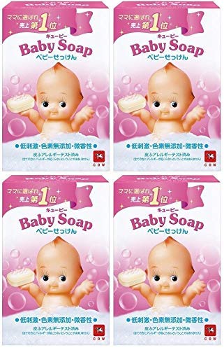(Bulk Purchase) Kewpie Baby Soap 90g x 4