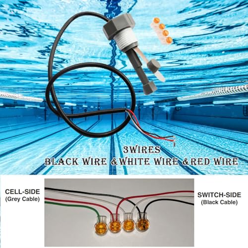 DELEYAPARS 520736 Flow Switch for Pentair IntelliChlor,Ic40 Flow Switch Replacement Number 520736, Compatible with IC15, IC20, IC40, IC60