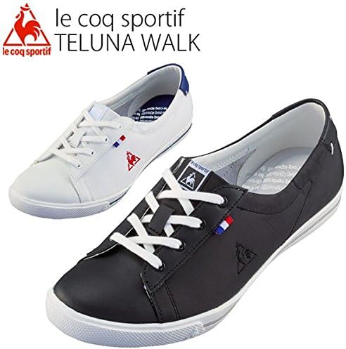 Amazon ルコックスポルティフ レディースシューズ スニーカー テルナウォーク Qfm 5304 25 0cm Bwh ブラック ホワイト Le Coq Sportif ルコックスポルティフ スニーカー