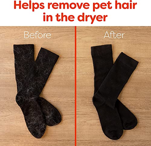 Bounce Pet Hair And Lint Guard Mega Dryer Sheets For Laundry, Fabric Softener With 3X Pet Hair Fighters, Fresh Scent, 120 Count, White #TOP1