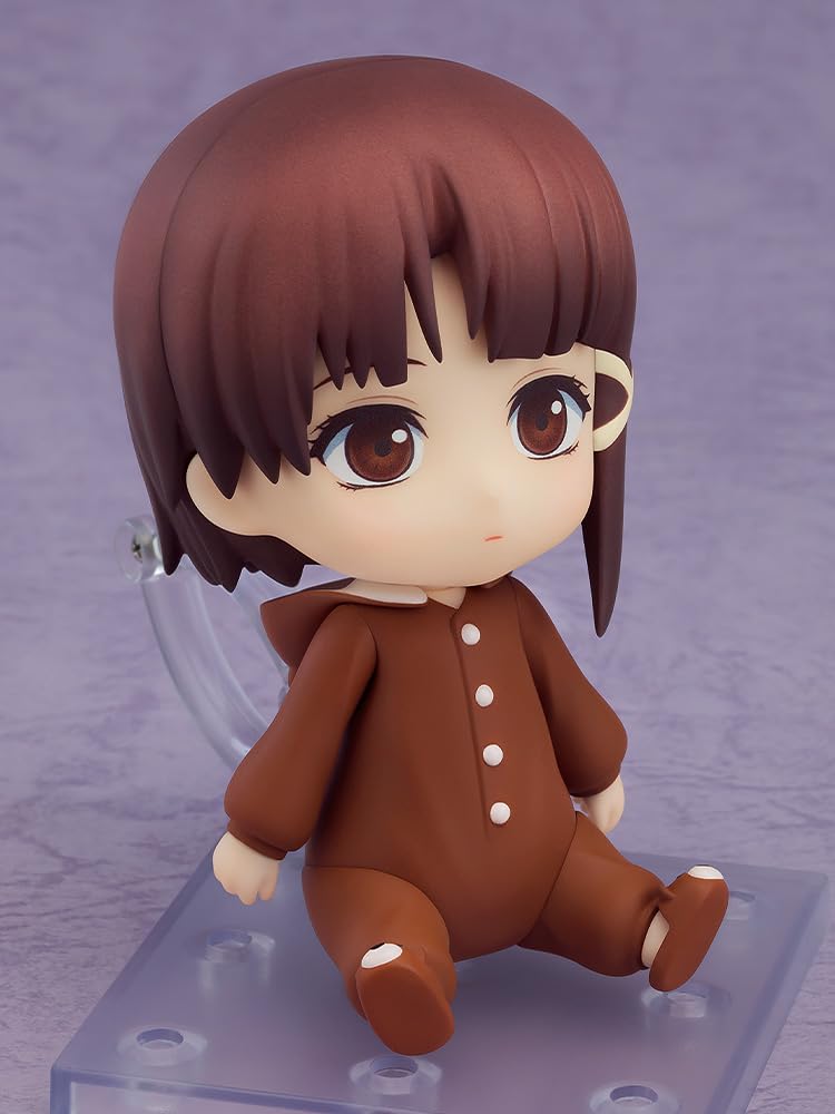 Esperimenti seriali Lain Nendoroid Action Figure Lain iwakura: Orso Pigiama Ver. [Base] 10 cm