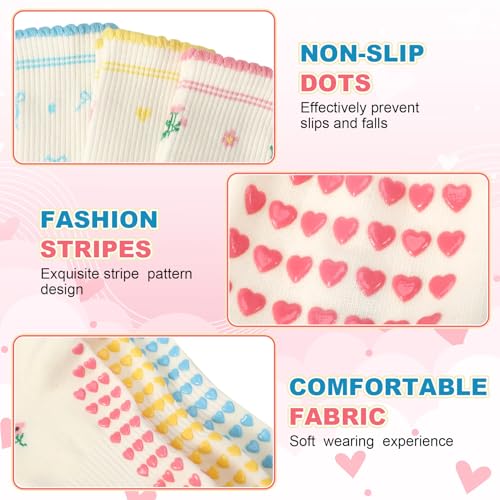 Image of Jspupifip Cute Pilates Socks for Women | Non Slip Yoga Socks with Grips for Barre Workout Athletic Hospital