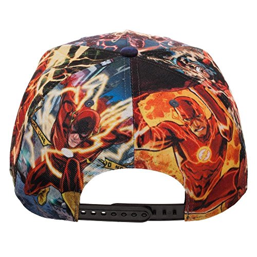 The Flash Flashpoint Sublimated All Over Print Snapback #TOP3