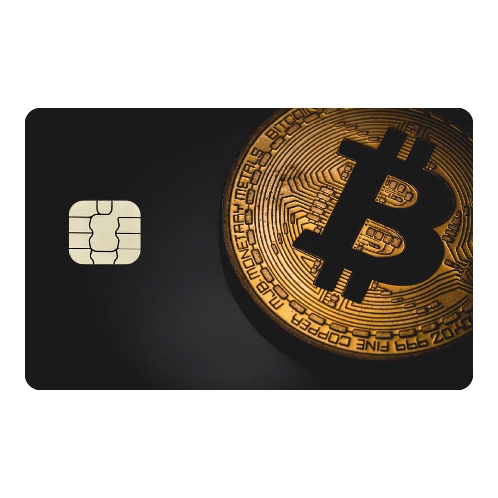 Bitcoin Tarjetas de Crédito Pegatinas y Crypto Cover Pegatinas - Chip  Grande : Amazon.es: Moda
