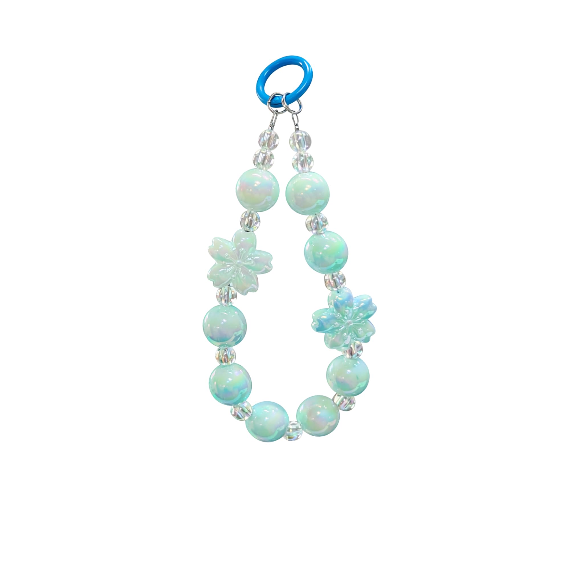 Aesthetic Beaded Phone Charm with Flower | Keychain for Phone Case & Phone Accessories | Cute Mobile Charm & Bag Charms, Gifts for Women & Girls-image-15