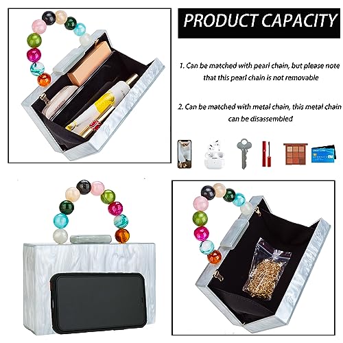 Image of Women Acrylic Clutch Purse Leopard Print Evening Bag Chain Formal Handbag Party Bridal Wedding Clutch Purse for Women