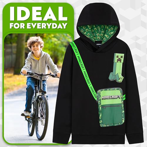 Minecraft Hoodie for Boys Teenagers Hooded Sweatshirt Creeper Youth Pullover Gamer Sweater Fashion Casual Gifts for Boys2