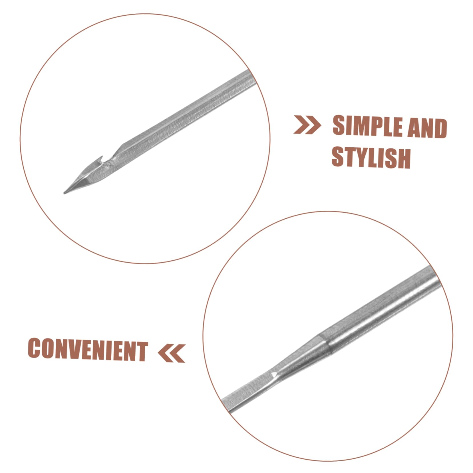 HOMSFOU 5 Sets Professional Shoe Repair Tool Set Sewing for Shoes Awl Handheld Sewing Awls Drillable