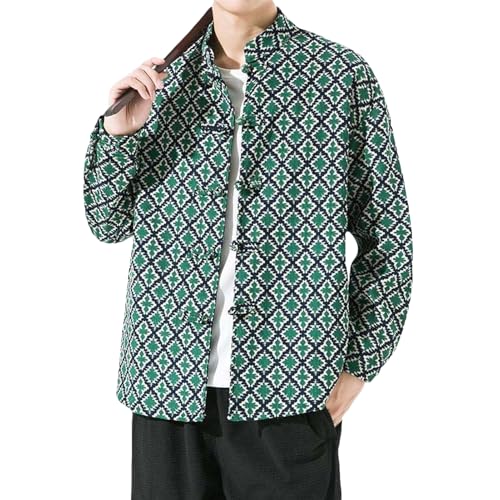 Chemise velours côtelé floral homme manches longues contre la mi-saison