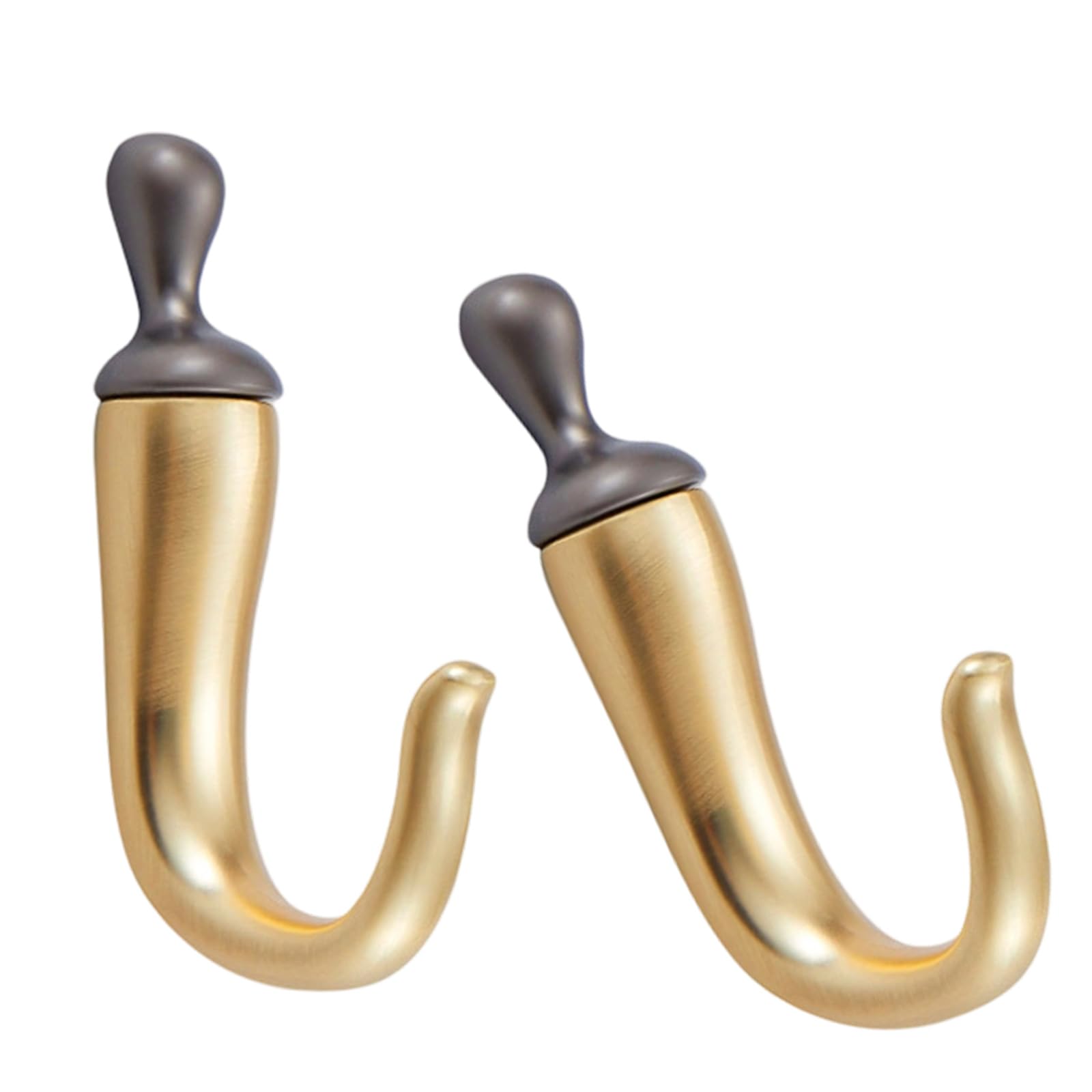 Hogtnd Gray Gold Zinc Alloy Wall Hooks With Chili Motif For Keys, Coat And Accessories, Organiser, Multifunctional, Entryway, Kitchen, Hanger, Chili Wall, Multifunctional
