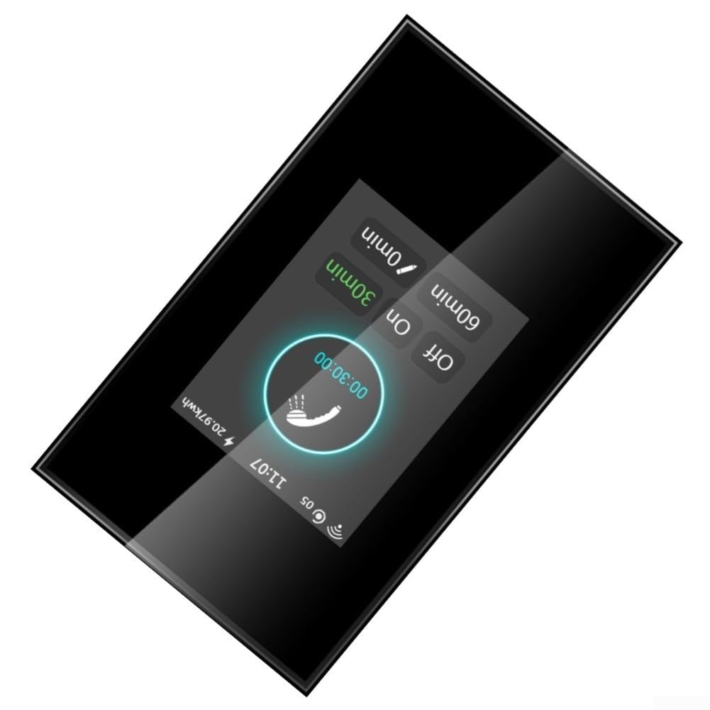 per interruttore Smart WiFi Caldaia 40A Controllo Vocale per(White US)