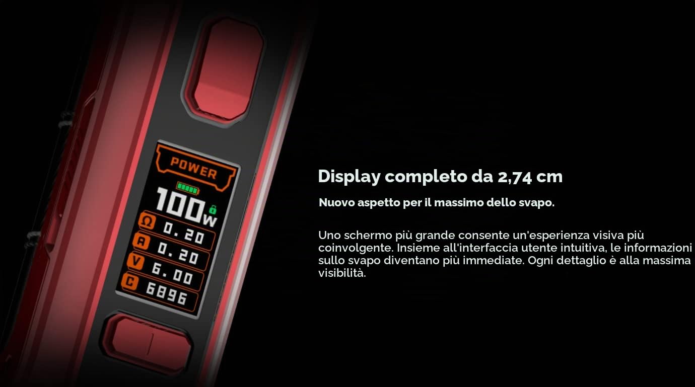 GEEKVAPE MAX100 Box Mod Aegis Max 2 Mod 100W con sigaretta elettronica a schermo intero da 1,1 pollici Mod Supporto Z Sub Ohm Tank - senza nicotina