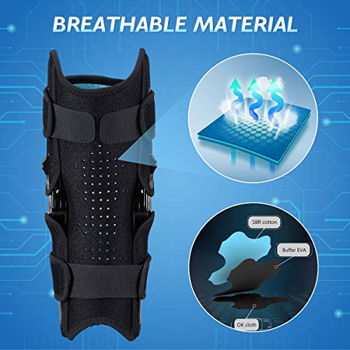 Slimerence New Knee Protection Booster, Non-slip Knee Pad 3-Speed Powerful Spring Force Adjustment Power lift Joint Knee Support for Sports Climbing Reduces Soreness Old Cold Leg, Small - Thumbnail 7