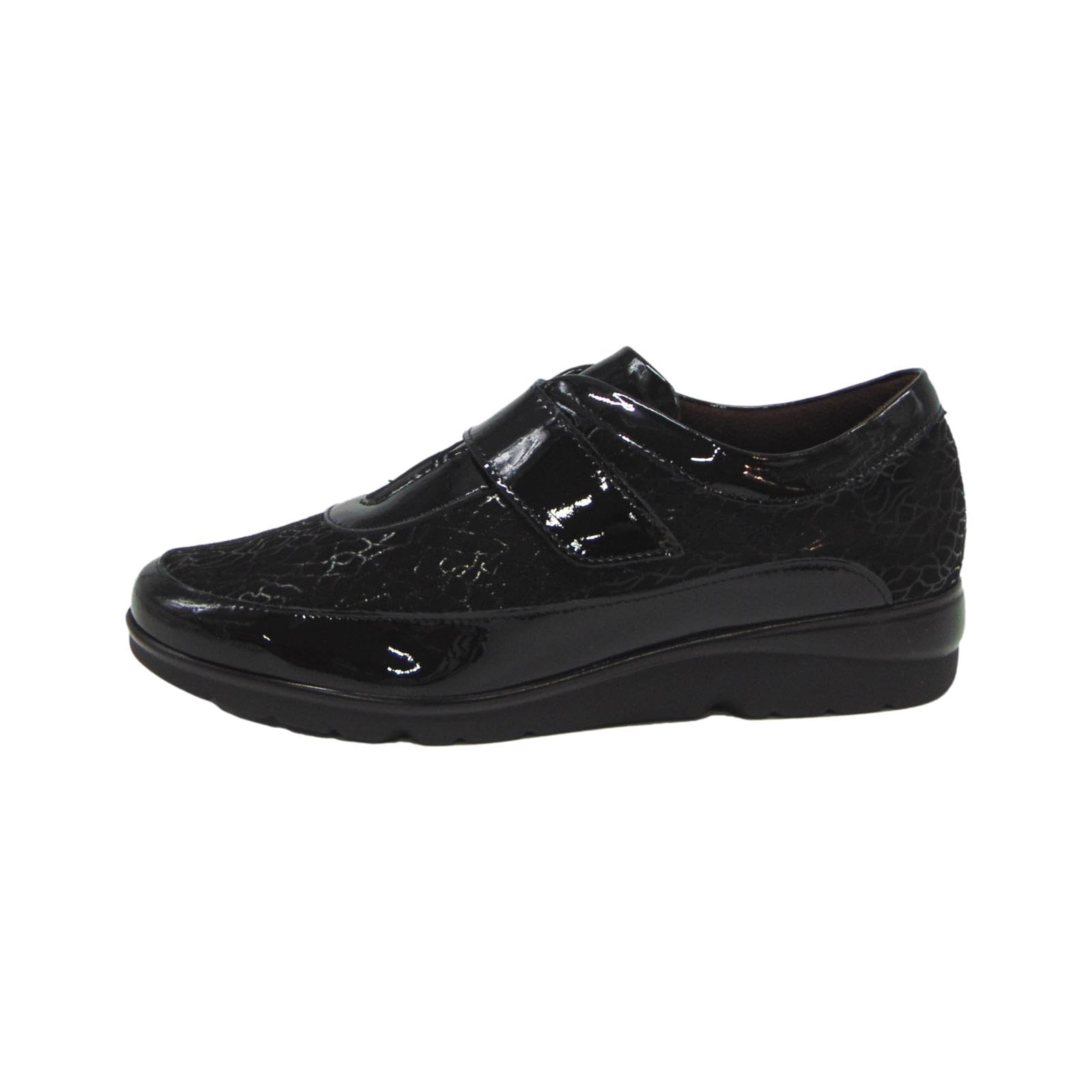 PITILLOS 10001 Zapato Deportivo Adhesivo Mujer Negro 39