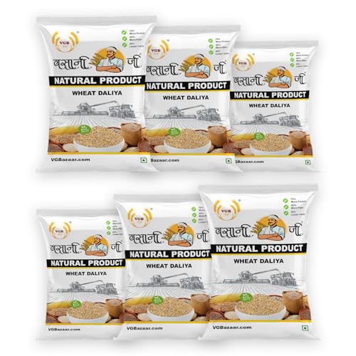 Image of Vasani G Sharbati Wheat Dalia | Bulk Pack for Daily Healthy Cooking | Whole Grain Goodness - 3kg