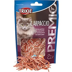 TRIXIE glutenfreies, zuckerfreies und proteinreiches Katzenleckerli „PREMIO Carpaccio, 20 g“- 42707