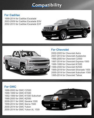 Eccpp 2Pcs 2" 6 Lug Wheel Spacer Adapters 50Mm 6X5.5 6X139.7 14X1.5 Studs 108Mm Fit For Escalade For Astro For Avalanche For C2500 For Express For Silverado For Suburban For Savana For Sierra Yukon #TOP2