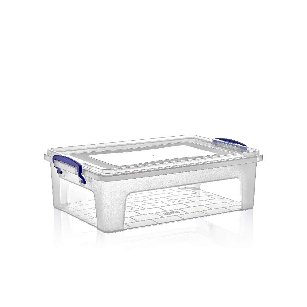 Buy Superio 10 Qt Clear Plastic Storage Bins with Lids and Latches