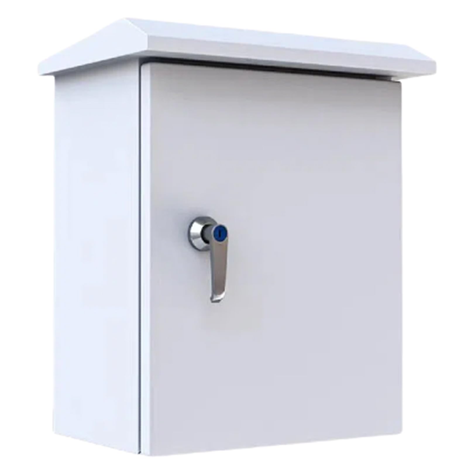 Scatola Elettrica Impermeabile gor Esterni, Scatola Di Giunzione In Acciaio Laminato A Freddo, Montaggio A Parete, von Serratura, Facile Da Usare(40x30x20cm/15.7x11.8x7.9in)