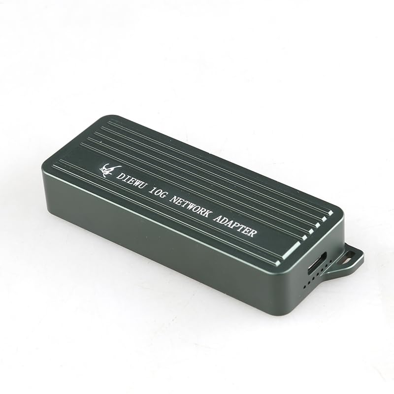 Adaptateur Ethernet USB-C 10GbE USB3.2 Type C 10 Gigabit Ethernet Adaptateur Realtek/RTL8159 Support pour Windows 11