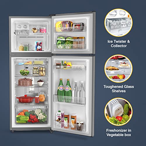 Image of Whirlpool 245 L 3 Star Frost-Free Inverter Double Door Refrigerator (NEO DF258 ROY GERMAN STEEL 3S-N, Grey, 21630, 2022 Model)