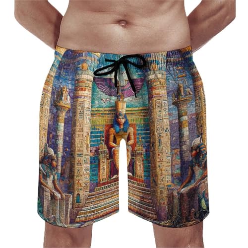 Pantalones cortos de playa estilo egipcio ideales para vacaciones de verano en la piscina