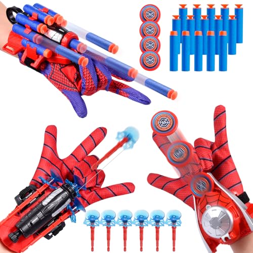 LITTCO 3 Sets Spider Web Shooters