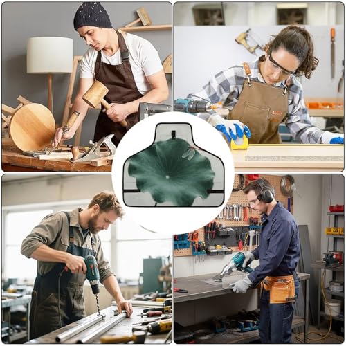 Delantal de trabajo ajustable con 8 bolsillos para hombre y mujer miniatura 6