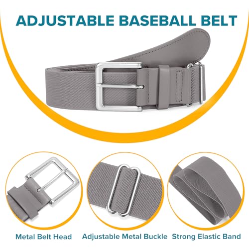 Image of Baseball Socks and Belt Combo for Youth Adult - Softball Socks and Belt for Boys and Girls