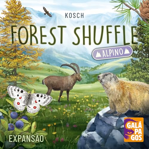 Asmodee,Forest Shuffle: Alpino(Expansão),Para Gamer,Idade +14,2-5 jogadores,Partidas de até 60 min.