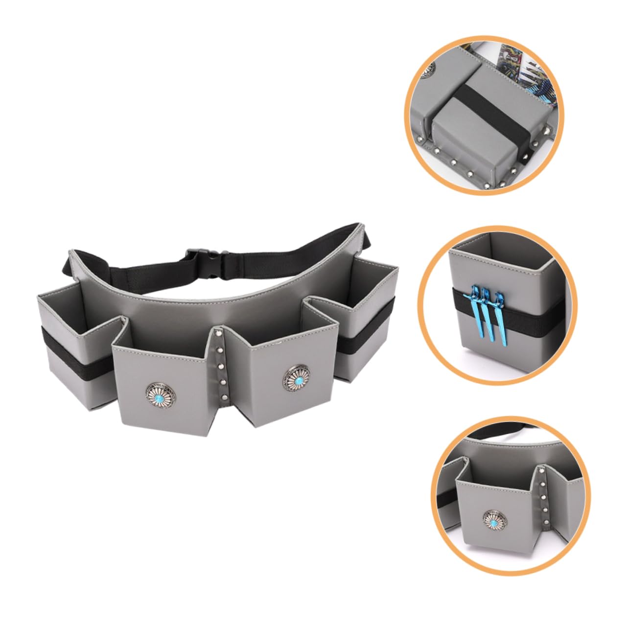 VALICLUD Sac Banane Pour Coiffeur Sacoche Pour Ciseaux Avec Ceinture Pour Ranger Outils De Coiffure