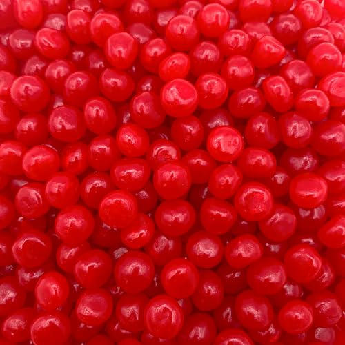 Cherry Sours | Chewy Red Candy | 1 Pound Bag | Sour Red Candy | Sour Cherry Balls | Cherry Sours Candy Balls | Aprox.150 pieces