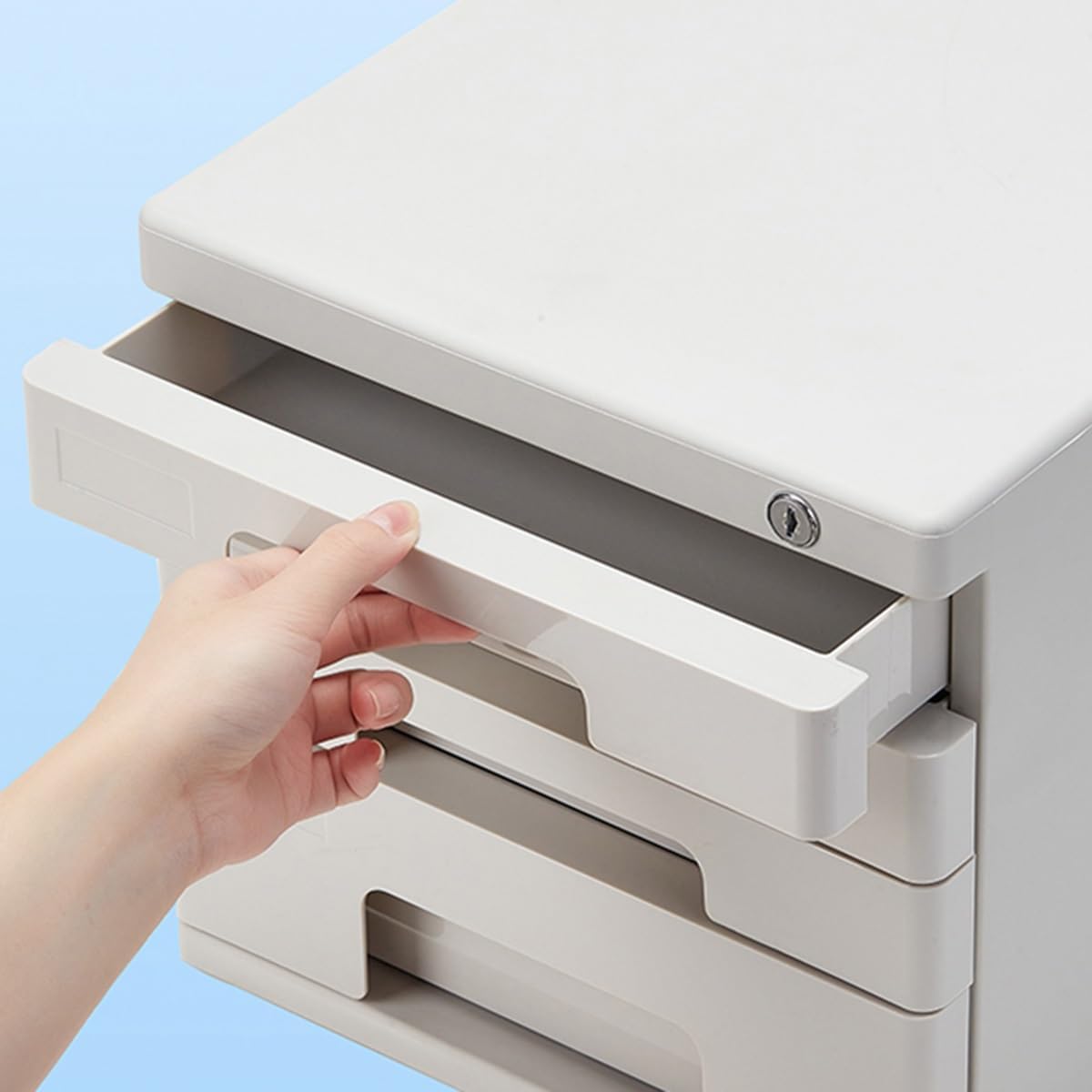 Classeur verrouillable, porte-documents sécurisé, organiseur de bureau, plateau de rangement de papier, trieur de lettres, séparateurs de magazines pour la maison, le bureau et l'espace de travail