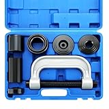 NYXOVA Ball Joint Removal Installation Tool, Heavy Duty Ball Joint Press Kit & U Joint Removal Tool with 4 Wheel Drive Adapters for Most 2WD and 4WD Cars Light Trucks