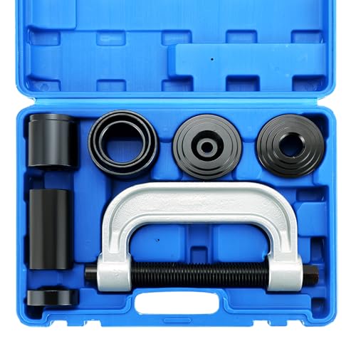 NYXOVA Ball Joint Removal Installation Tool, Heavy Duty Ball Joint Press Kit & U Joint Removal Tool with 4 Wheel Drive Adapters for Most 2WD and 4WD Cars Light Trucks