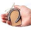 OurWarm 10pcs Good Lucky Horseshoe Wedding Favors with Kraft Tags Rustic Horseshoe Gifts for Vintage Wedding Party Decorations #4