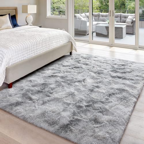 Cinknots Area Rugs Tappeto soffice Soggiorno moderno Camera da letto Baby Nursery Dormitorio Morbido Tappeto antiscivolo Grande (Grigio Bianco, 120x160cm) Cinknots Area Rugs Tappeto soffice Soggiorno moderno Camera da letto Baby Nursery Dormitorio Morbido Tappeto antiscivolo Grande (Grigio Bianco, 120x160cm)