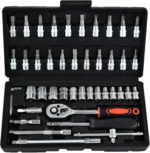 DIFEIUKI \Pbg` 46_Zbg `Fbg` HZbg ItZbg^Cv p6.35mmi1/4C`) ԏC oCN Ԑ ԃeiX K[Wc[Zbg p[P[Xt