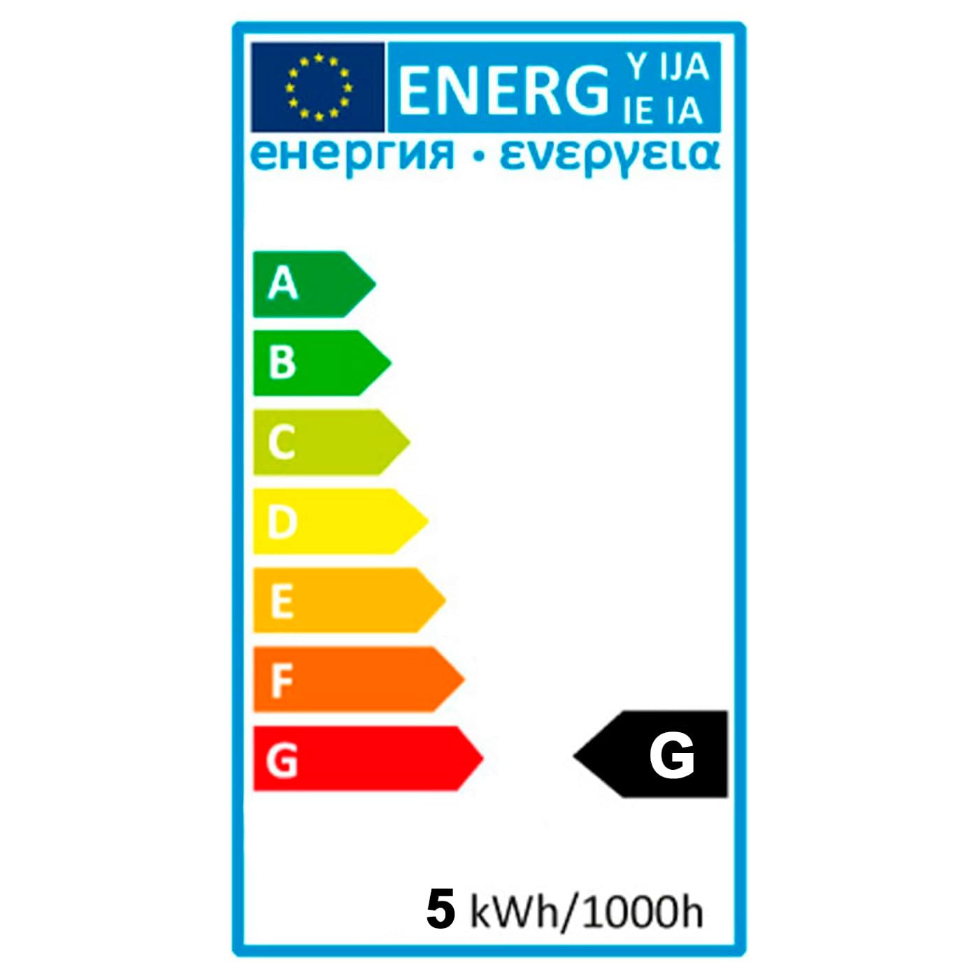 Acan Tradineur - Confezione da 12 lampadine LED piatte GU5.3, 5 W equivalenti a 45 W, 493 lumen, 6500 K, luce bianca fredda, efficienza energetica G, 20000 ore - 5 x 5 cm